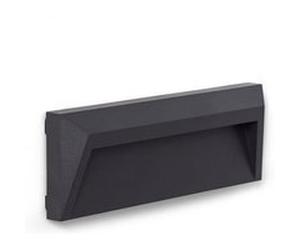 TechBrey Balise LED Extérieure 2W en Saillie au Mur Chester 4000K Blanc neutre Anthracite G