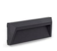 TechBrey Balise LED Extérieure 2W en Saillie au Mur Chester 6000K Blanc froid Anthracite G