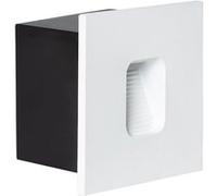 Balise Murale Extérieure LED 2W Encastrable Aluminium Carrée Blanche Olite [EEK: G]
