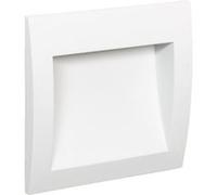 TechBrey Balise LED Extérieure 4W Encastrable au Mur Carrée Natt Blanche 2700K Blanc chaud Blanc G