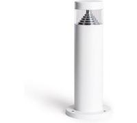 TechBrey Balise LED Extérieure 5W en Saillie sur Pied 30cm Inti Inox Blanche 3000K Blanc chaud Blanc Chaud G