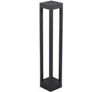 TechBrey Balise LED Extérieure 7W en Saillie sur Pied 60cm Irlaya 3000K Blanc chaud Noir G