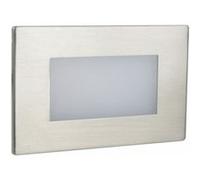 TechBrey Balise Murale Extérieure LED 3W Acier Inoxydable Encastrable Adal Blanc Blanc