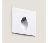TechBrey Balise Murale Extérieure LED 3W Encastrable Aluminium Carrée Adam 2700K Blanc Blanc chaud Blanc