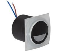 TechBrey Balise Murale LED 3W Encastrable Aluminium Carrée Noire Occulare 4000K Blanc neutre Noir G