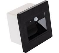 TechBrey Balise Murale LED Encastrable Bark 1.5W Noire avec Capteur PIR 3000K Blanc chaud Noir