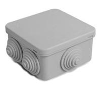 TechBrey Boîte de Dérivation Étanche en Saillie IP54 85x85x45 mm Gris Gris G