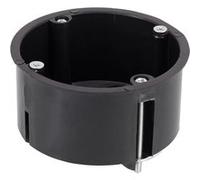 TechBrey Boîte de Dérivation Universelle Encastrable pour Pladur Ø72x48mm Noir Noir G