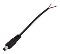 TechBrey Câble Connexion Jack Mâle Ruban LED 12/24V DC Noir