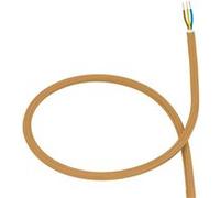 TechBrey Câble Électrique Textile Doré 2 m