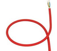 TechBrey Câble Électrique Textile Rouge 5 m Rouge