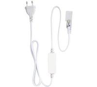 TechBrey Câble Rectificateur pour Gaine Néon LED Flexible Dimmable 220V AC 120LED/m Monochrome IP67 sur Mesure Coupe tous les 100cm Blanc