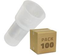 TechBrey Capuchon de Sertissage Extrémité Fermée pour Connexion de Câble 4 mm²