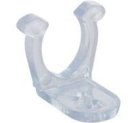 TechBrey Clips de Fixation pour Gaine LED ronde 220V AC 36 LED/m Ø13 mm Transparent Transparent