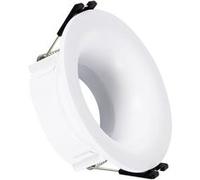 TechBrey Collerette Downlight Conique Faible UGR pour Ampoule LED GU10/GU5.3 Coupe Ø 70mm Blanc Blanc