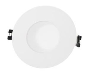 TechBrey Collerette Downlight Conique IP65 pour Ampoule LED GU10 / GU5.3 Coupe Ø75 mm Maxis Argent Argent