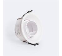 TechBrey Collerette Downlight Conique Orientable Faible UGR pour Ampoule LED GU10 / GU5.3 Coupe Ø85 mm Suefix Noir Noir