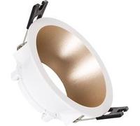 TechBrey Collerette Downlight Conique Reflect pour Ampoule LED GU10 / GU5.3 Coupe Ø 75mm Argent Argent