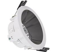 TechBrey Collerette Downlight Conique Reflect pour Ampoule LED GU10/ GU5.3 Coupe Ø 75mm Argent Argent