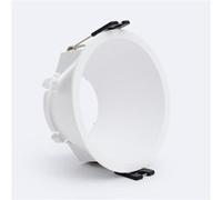 Collerette Downlight Conique Reflect Pour Ampoule Led Gu10/Gu5.3 Coupe Ø 85mm Blanc - Argent