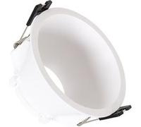 LEDKIA LIGHTING Collerette Downlight Conique Reflect pour Ampoule LED GU10/GU5.3 Coupe Ø 85mm Blanc