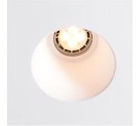 TechBrey Collerette Downlight Intégration Plâtre/Pladur pour Ampoule LED GU10/GU5.3 Coupe 153x153 mm UGR17 Blanc Blanc G