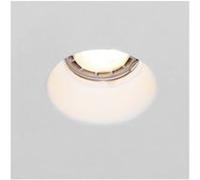 TechBrey Collerette Downlight Intégration Plâtre/Pladur Ronde pour Ampoule LED GU10/GU5.3 Coupe Ø133 mm UGR17 Blanc Blanc G