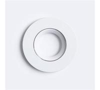 TechBrey Collerette Interchangeable pour Downlight LED Rond 4CCT Sélectionnable Dimmable IP65 Blanc Blanc
