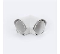 TechBrey Connecteur Type L pour Réglette Étanche LED IP66 Raccordable FLEXILITE Blanc Blanc