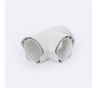 TechBrey Connecteur Type T pour Réglette Étanche LED IP66 Raccordable FLEXILITE Blanc Blanc