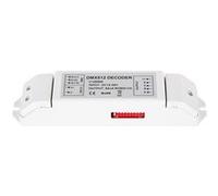 TechBrey Contrôleur DMX512 Décodeur 4 Canaux RGBW