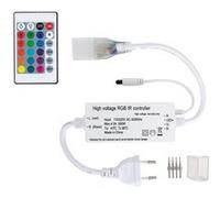 LEDKIA LIGHTING Contrôleur pour Gaine Néon LED Flexible Dimmable 11W/m 220V AC 60 LED/m Semi-circulaire 180° IP67 sur Mesure Coupe tous les 100c Blanc