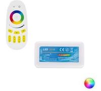 TechBrey Contrôleur RGB 12/24V DC avec Télécommande RF 4 Zones RGB