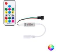 TechBrey Contrôleur Variateur Mini Ruban LED RGBIC Numérique SPI 5-24V DC avec Télécommande RF RGB