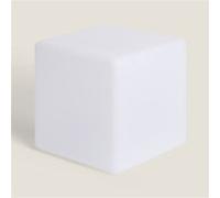 TechBrey Cube LED RGBW 30cm avec Batterie Rechargeable Solaire + USB Blanc Blanc