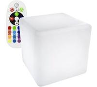 TechBrey Cube LED RGBW Rechargeable 400 mm Blanc
