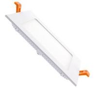 TechBrey Dalle LED 12W Carrée Extra-Plate Coupe 155x155 mm 4000K Blanc neutre Blanc G
