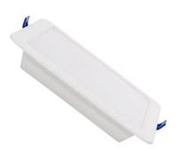 TechBrey Dalle LED 12W Carrée SOLID Coupe 160x160 mm 3000K TRIAC Blanc chaud Blanc