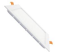 LEDKIA LIGHTING - Dalle LED Carrée Extra-Plate 18W | Coupe 205x205 mm | 1400 lm Luminosité | Angle 120° | Facile à Installer, Blanc Froid 6000K, Aluminium