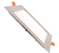 TechBrey Dalle LED 18W Carrée Extra-Plate Coupe 205x205mm Argentée 6000K Blanc froid Argenté G