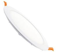 TechBrey Dalle LED 18W Ronde Extra-Plate Coupe Ø 205 mm 6000K Blanc froid Blanc G