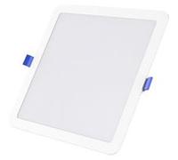 TechBrey Dalle LED 24W Carrée SOLID Coupe 210x210 mm 4000K Non Dimmable Blanc neutre Blanc