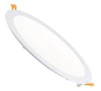 TechBrey Dalle LED 24W Ronde Extra-Plate Coupe Ø 280 mm 4000K Blanc neutre Blanc G