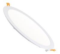 TechBrey Dalle LED 24W Ronde Extra-Plate Coupe Ø 280 mm 6000K Blanc froid Blanc