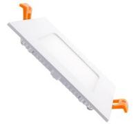 Dalle LED 6W Carrée Extra-Plate Coupe 105x105 mm 6000K Blanc froid