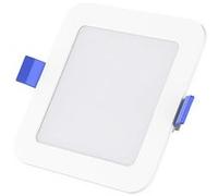 TechBrey Dalle LED 6W Carrée SOLID Coupe 110x110 mm 6500K TRIAC Blanc froid Blanc