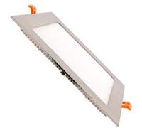 Dalle LED Carrée Extra-Plate 18W LIFUD Coupe 205x205mm Argentée