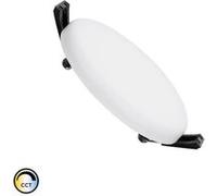 TechBrey Dalle LED Ronde CCT Sélectionnable Slim Surface 8W Coupe Ø 75mm IP54 Sélectionnable (chaud-neutre-froid)