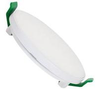 TechBrey Dalle LED Ronde Slim Surface 7W Coupe Ø85mm No Flicker No Flicker 3000K Blanc chaud Blanc