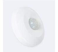 TechBrey Détecteur de Mouvement en Saillie PIR 360º Rond Blanc Blanc G